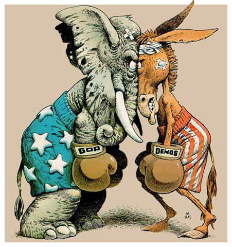 elephant-donkey-boxing How To Debate Politics Like A Gentleman